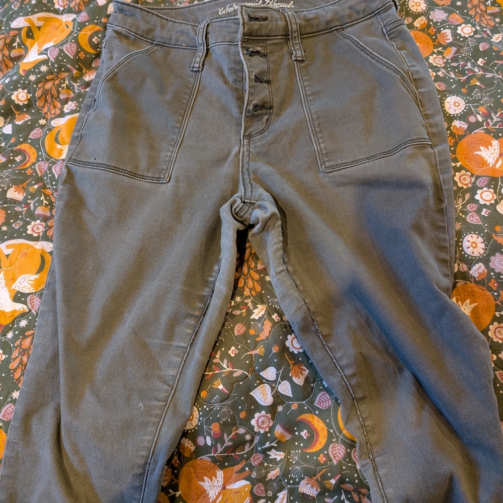 Universal Thread Dark Gray Denim Jeans High Rise